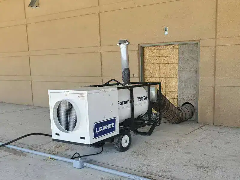 Cooling unit for rental property in REIC rentals directory, industrial air conditioning solution.