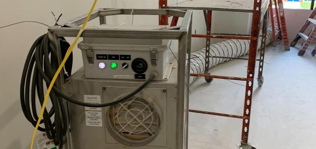 Cleanroom air control equipment for commercial rental properties.