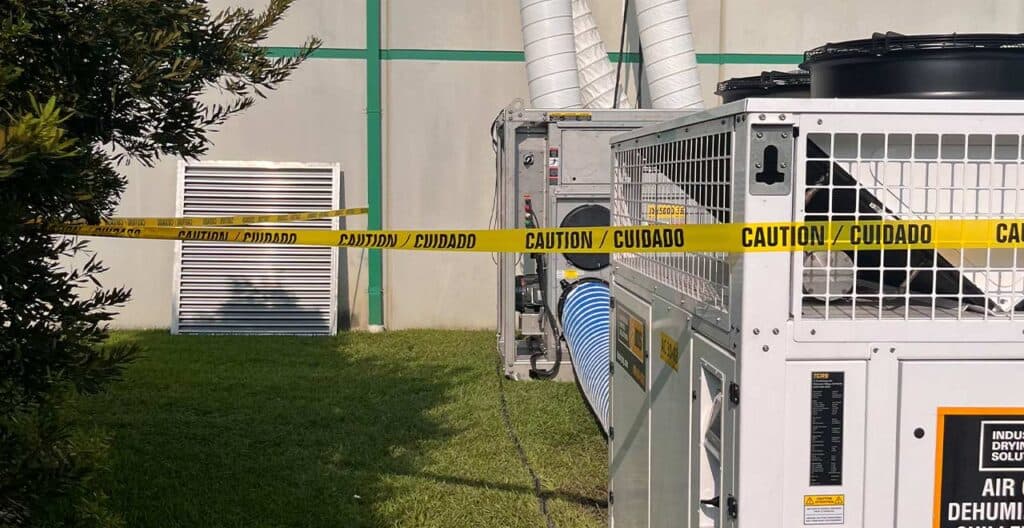 Cooling equipment rental at REIC Specialty Rentals, industrial air dehumidifiers and ventilation units.