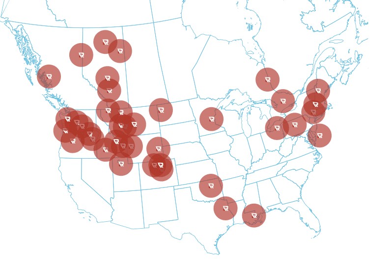 Affordable rental properties across major US cities, highlighted on the REIC Rentals map for easy ac.