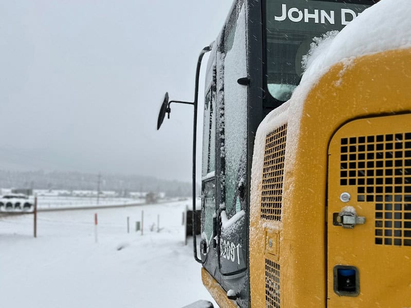 Rental equipment at REIC in Bigfork, Montana.