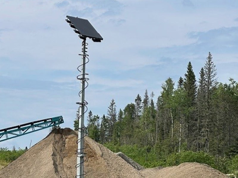Wireless internet tower at REIC Rentals in Brantford, Ontario.