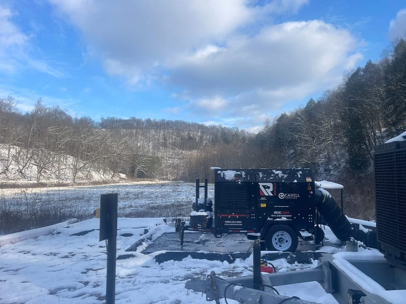 Water pump rental for property maintenance in Chaska/Minneapolis.