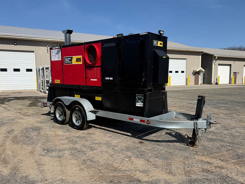 Portable industrial generator for rental purposes at REIC Rentals.